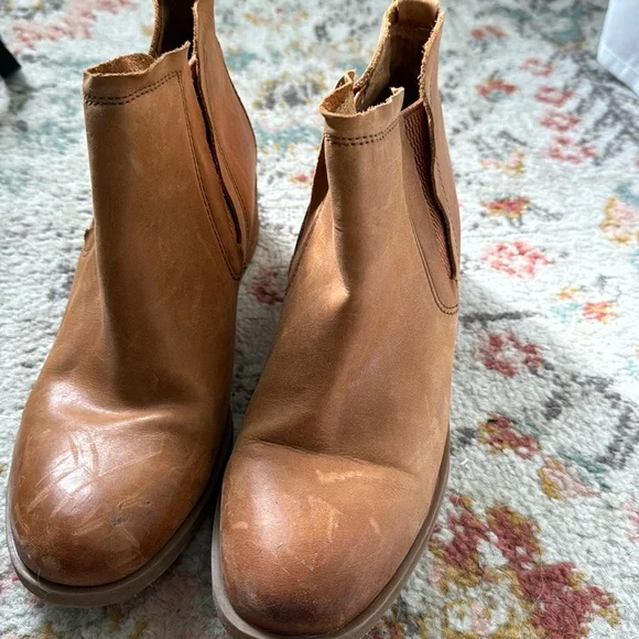 Kork-Ease Tan Ankle Boots - Picture 1 of 5